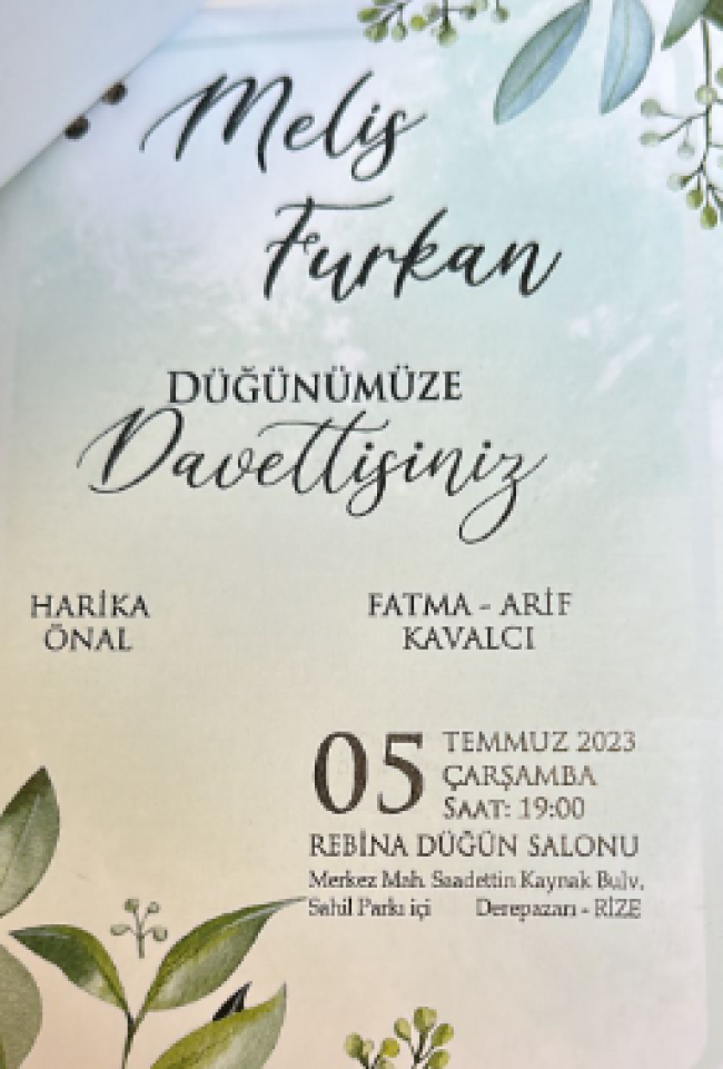 MELİS & FURKAN 05.07.2023 /F
