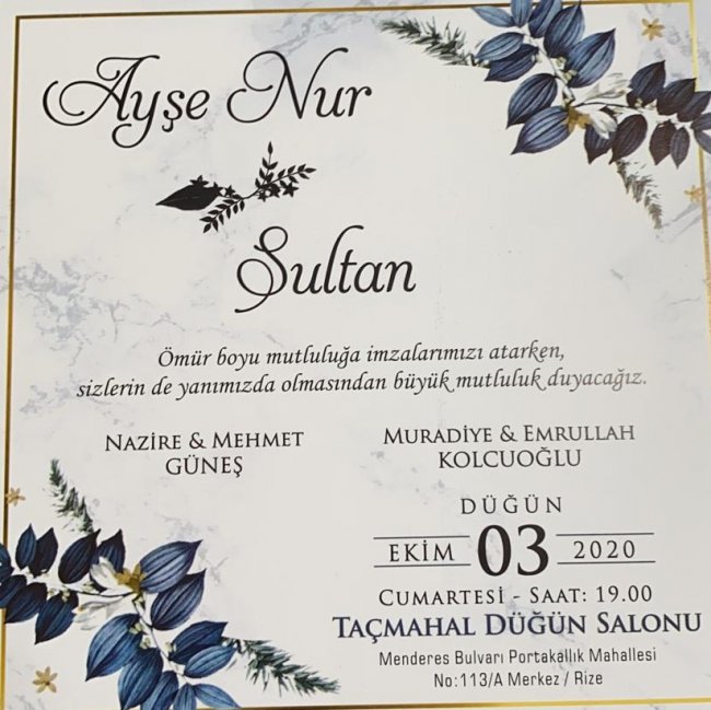 AYŞENUR & SULTAN 03.10.2020 CUMARTESİ19:00 /f