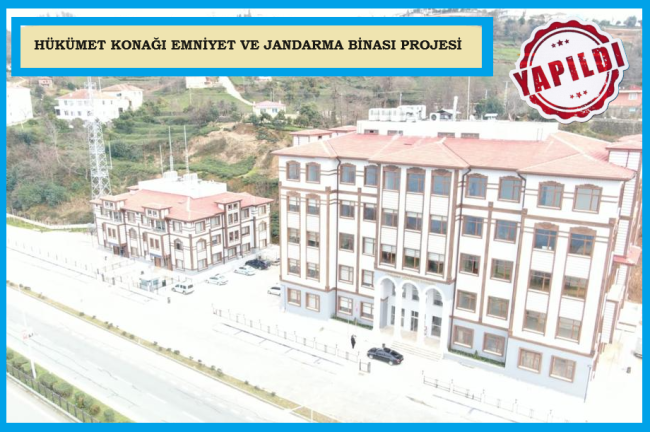 Hükümet konağı Emniyet ve Jandarma Binası Projesi