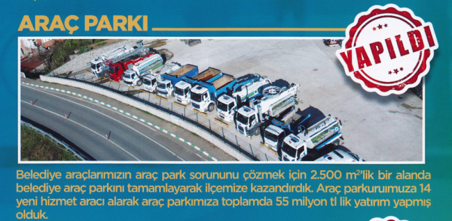 Belediye Araç Parkı Projesi