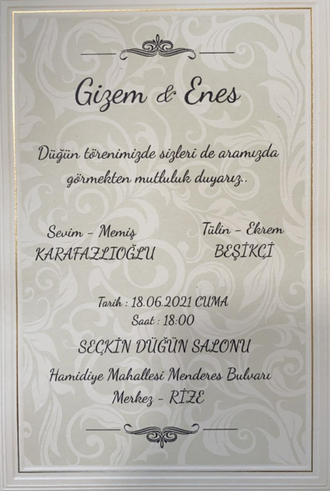 GİZEM@ENES 18.06.2021 CUMA 18:00