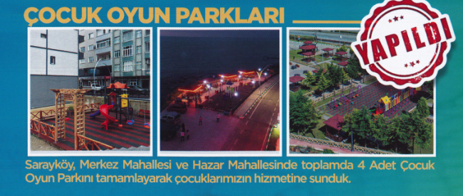 Mahallelerimize Park Bahçe Projesi